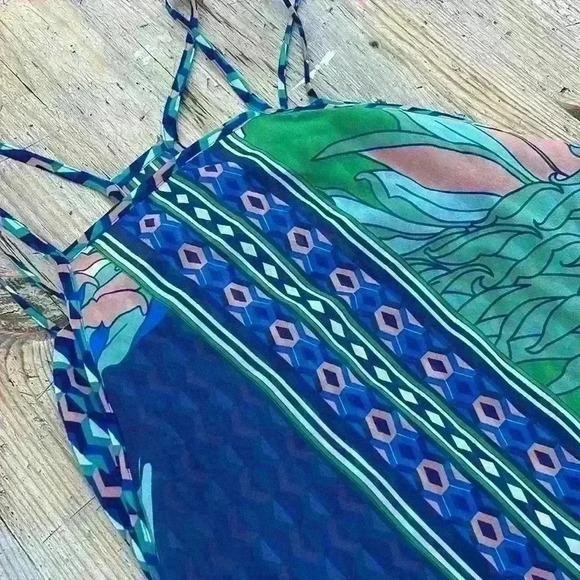 Maeve overlay asymmetrical dress size extra small - Picture 2 of 8